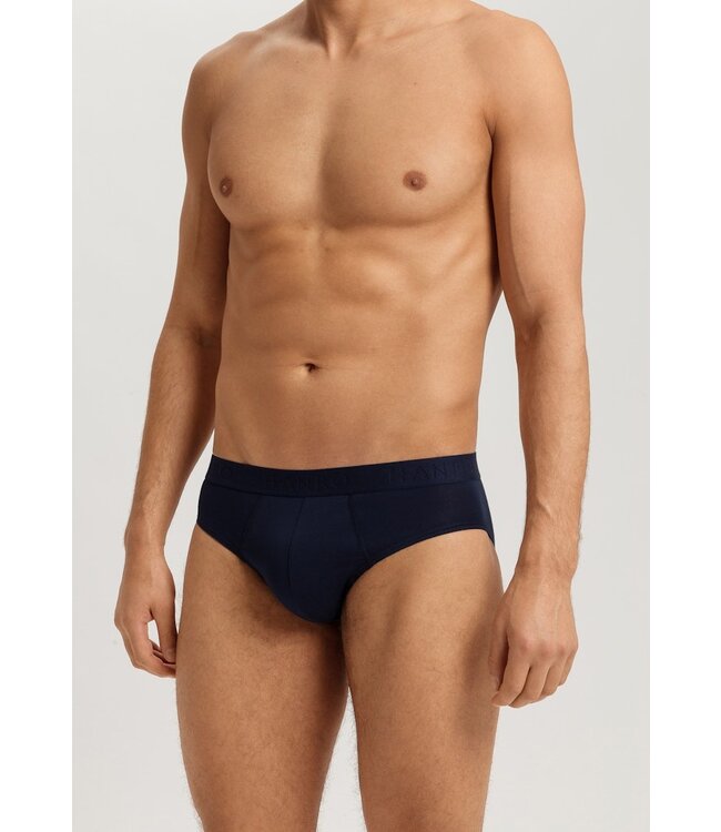 Hanro Cotton Essentials Briefs 2-Pack Dutch Blue/Deep Navy (073075)