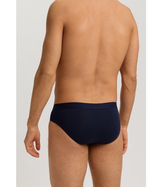 Hanro Cotton Essentials Briefs 2-Pack Dutch Blue/Deep Navy (073075)