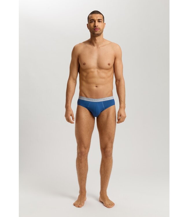 Hanro Cotton Essentials Briefs 2-Pack Dutch Blue/Deep Navy (073075)