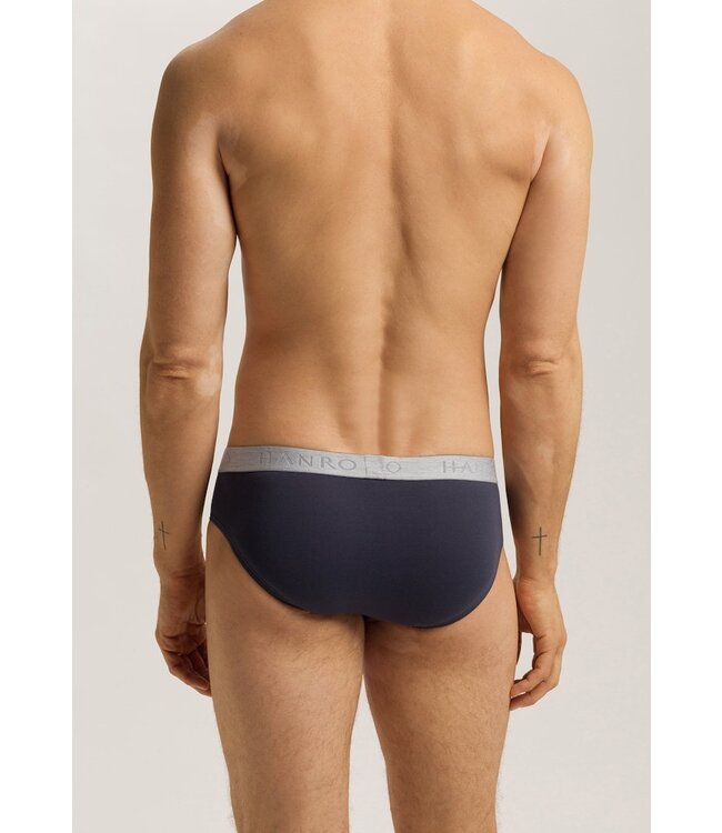 Hanro Cotton Essentials Briefs 2-Pack Barolo/Ombre Blue (073075)
