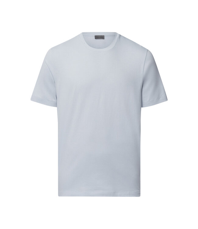 Hanro Living Short Sleeve Shirt White Topaz (075050)