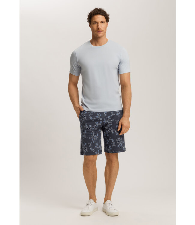 Hanro Living Short Sleeve Shirt White Topaz (075050)