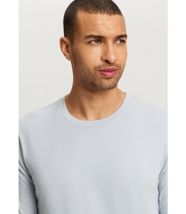 Hanro Living Shirts Long Sleeve White Topaz (075053)