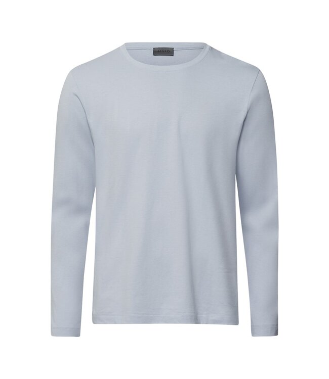 Hanro Living Shirts Long Sleeve White Topaz (075053)