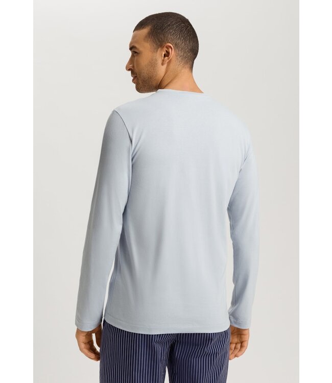 Hanro Living Shirts Long Sleeve White Topaz (075053)