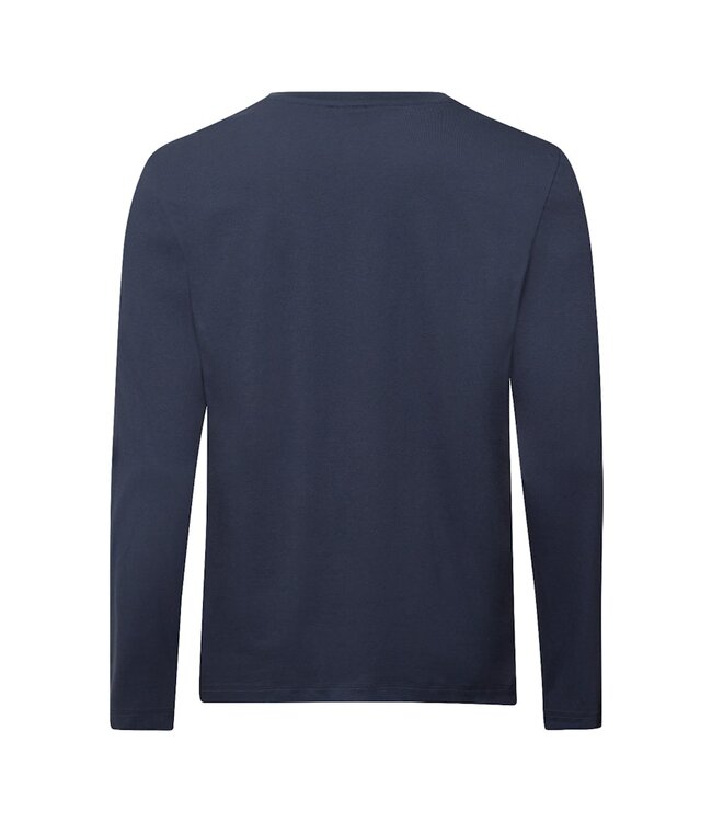 Hanro Living Shirts Long Sleeve Ombre Blue (075053)