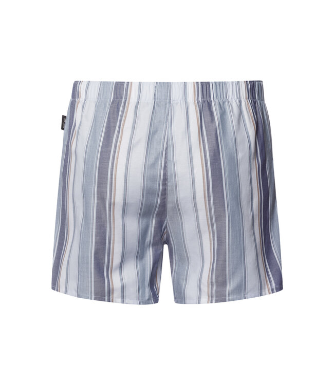 Hanro Fancy Woven Boxer Smokey Blue Stripe (074013)