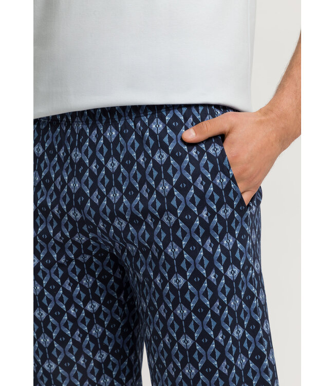 Hanro Night & Day Short Pajama Blue Diamonds (075107)