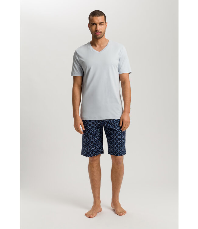 Hanro Night & Day Short Pajama Blue Diamonds (075107)