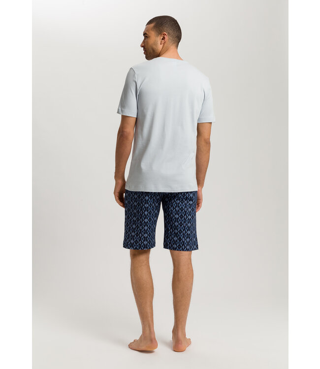 Hanro Night & Day Short Pajama Blue Diamonds (075107)