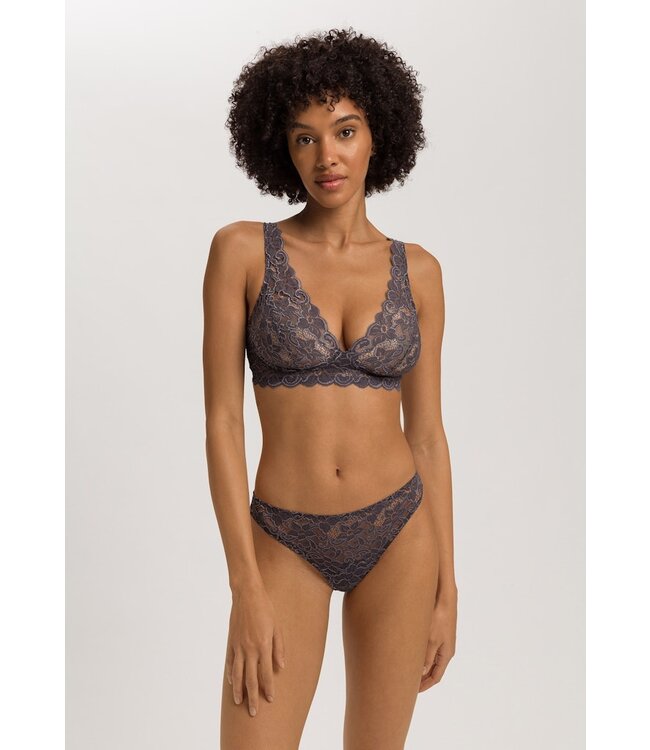 Hanro Moments Soft Cup Bra Black Pearl (071465)