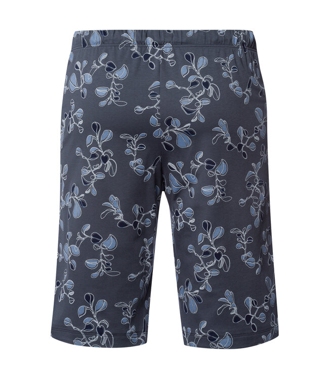 Hanro Night & Day Short Pants Aqua Ink Leaves (075513)