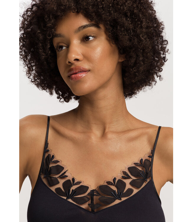 Hanro Kalea Spaghetti Top Black (070847)