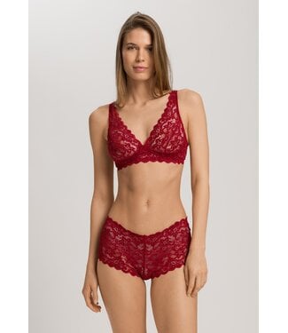 Hanro Moments Soft Cup Bra Red Dahlia