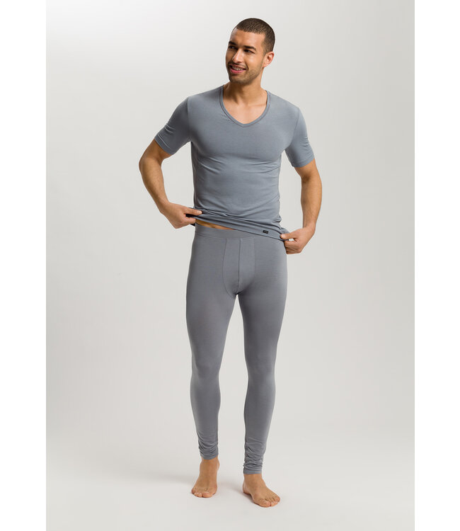 Hanro Natural Function Shirt V-Neck Cliff Grey (073185)