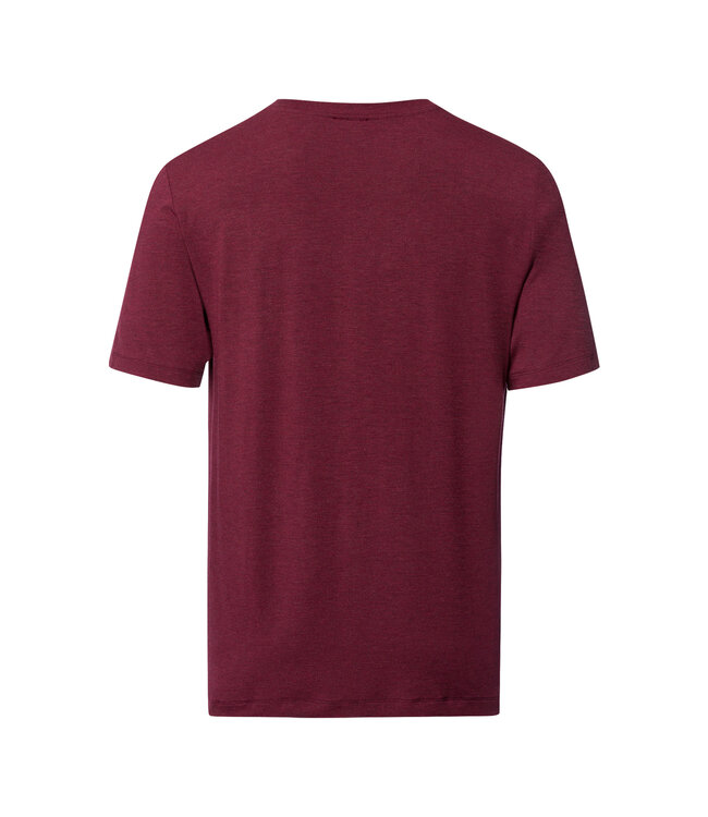 Hanro Casuals Shirt V-Neck Carbernet Melange (075035)