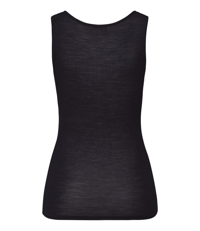 Hanro Woolen Lace Top Black (070828)