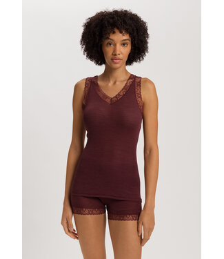 Hanro Woolen Lace Top Vivid Brown (NEW TREND)