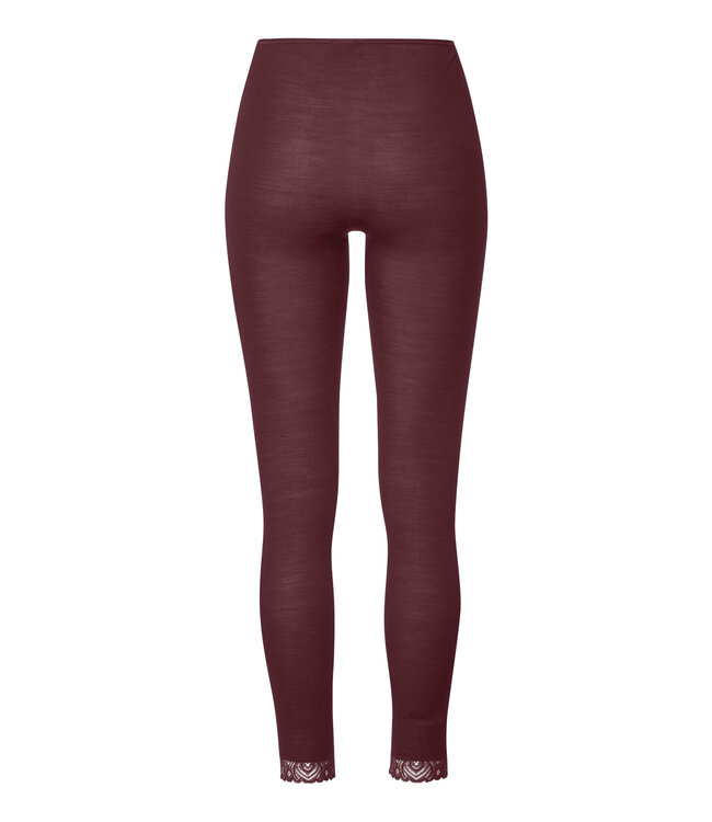 Hanro Woolen Lace Leggings Vivid Brown (070833)