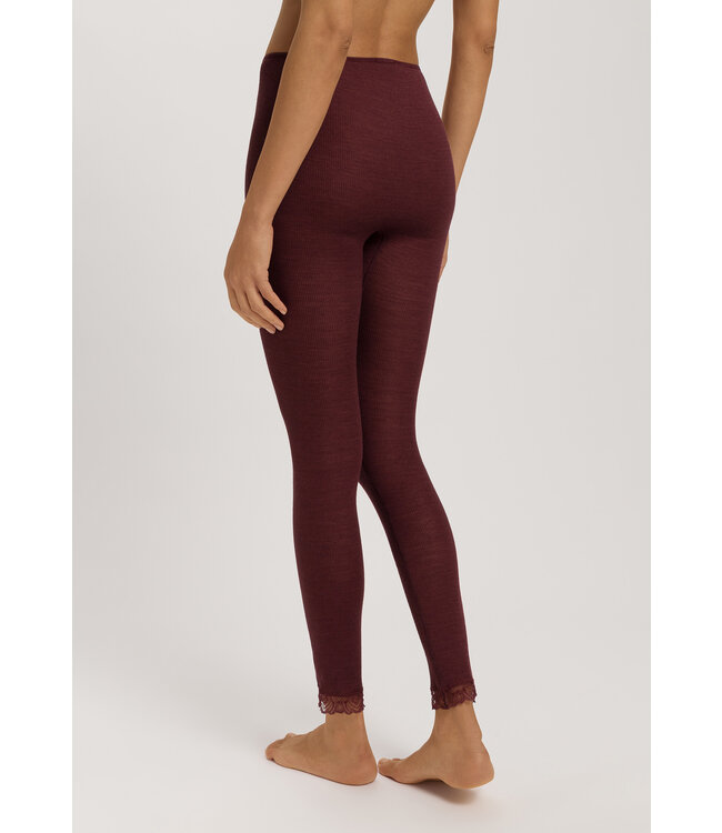 Hanro Woolen Lace Leggings Vivid Brown (070833)