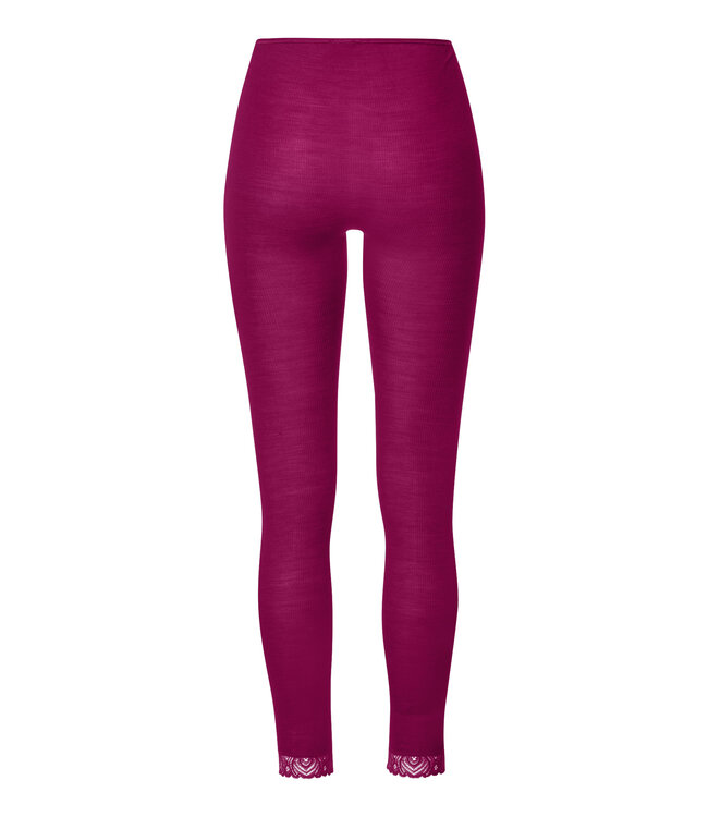 Hanro Woolen Lace Leggings Pink Tourmaline (070833)