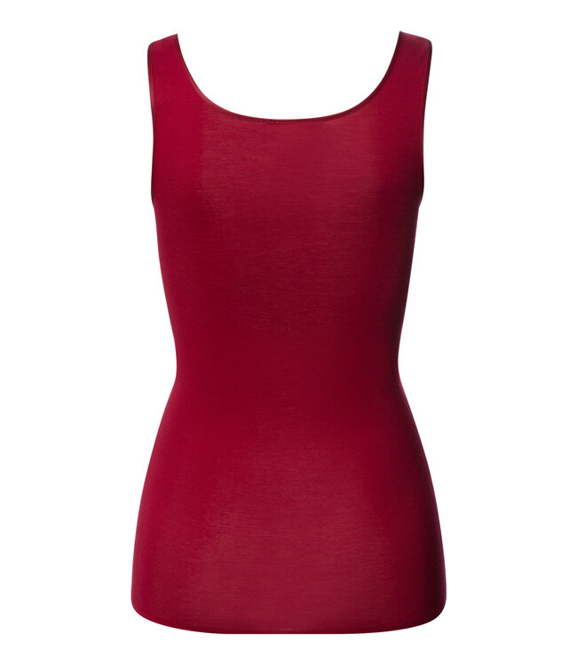 Hanro Cotton Seamless Tank Top Red Dahlia (071604)