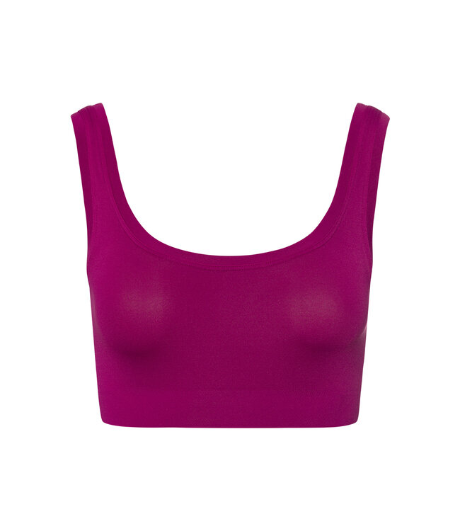 Hanro Touch Feeling Crop Top Pink Tourmaline (071810)