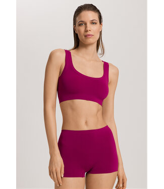 Hanro Touch Feeling Crop Top Pink Tourmaline (SALE)
