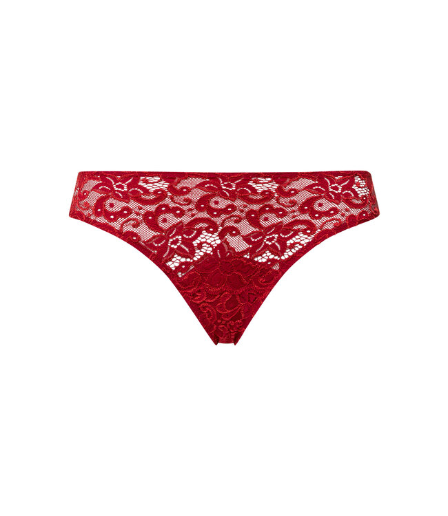 Hanro Moments Mini Brief Red Dahlia (071515)