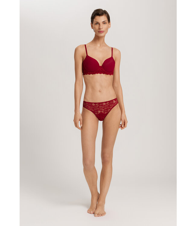 Hanro Moments Mini Brief Red Dahlia (071515)