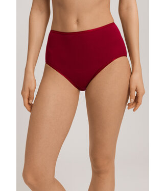 Hanro Cotton Seamless Maxi Brief Red Dahlia