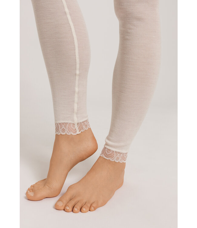 Hanro Woolen Lace Leggings Misty White (070833)