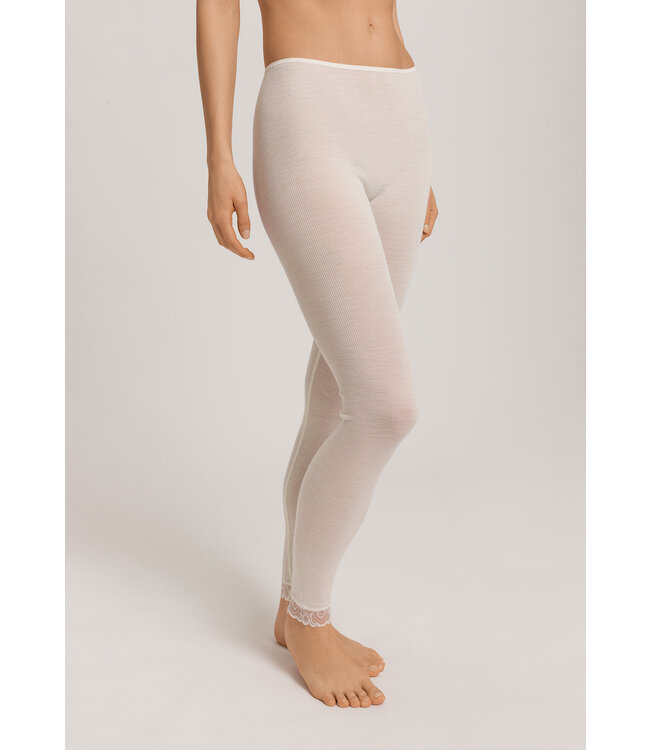 Hanro Woolen Lace Leggings Misty White (SALE)