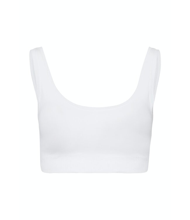 Hanro Touch Feeling Crop Top Padded White (071806)