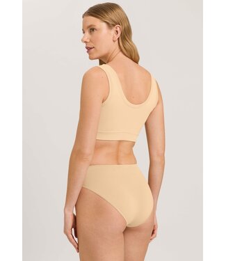 Touch Feeling Crop Top Padded Beige (NEW BASIC)