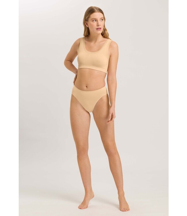 Hanro Touch Feeling Crop Top Padded Beige (071806)