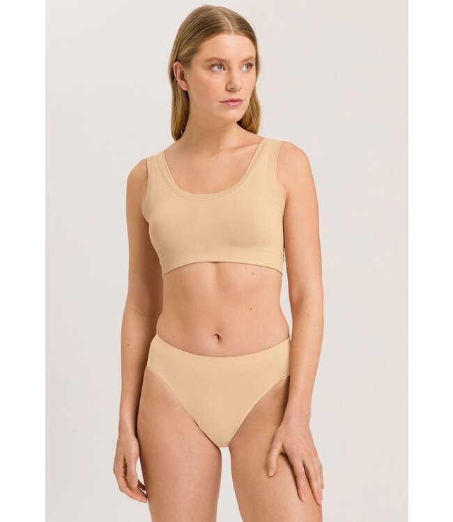 Hanro Touch Feeling Crop Top Padded Beige (071806)