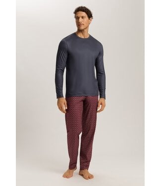 Hanro Night & Day Long Sleeve Pajama Red Gems Print (NEW TREND)