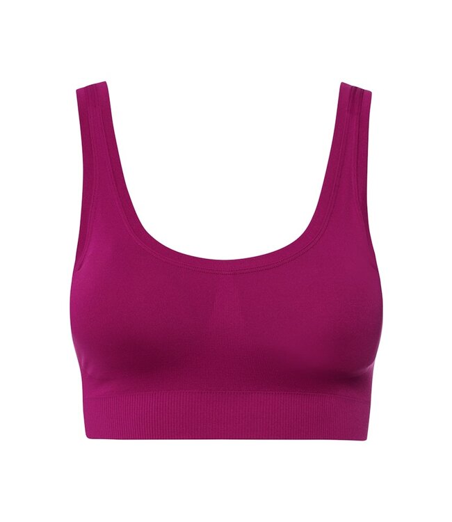 Hanro Touch Feeling Crop Top Padded Pink Tourmaline (071806)