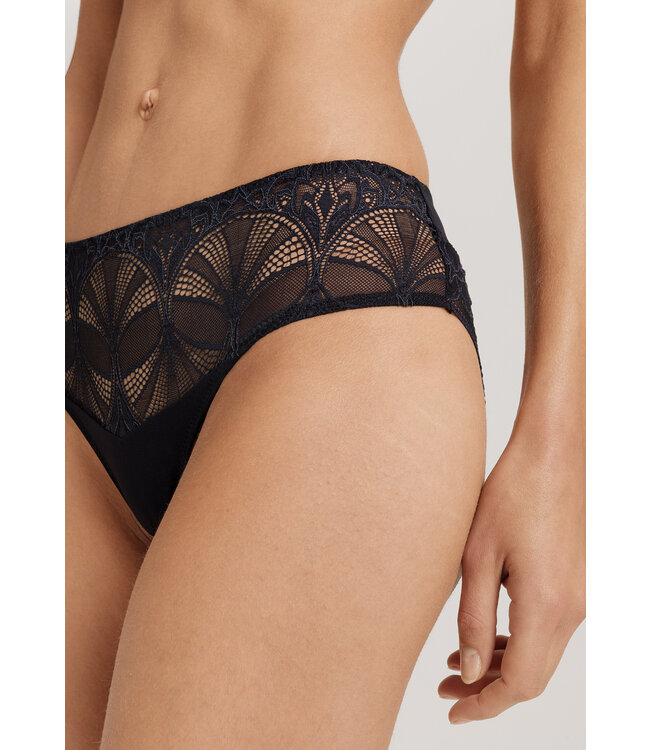 Hanro Holly Midi Briefs Black (070824)