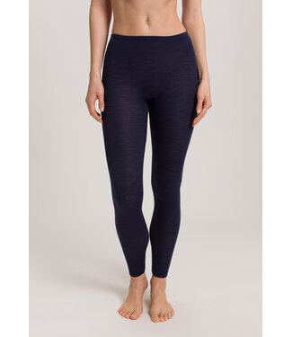 Hanro Woolen Silk Leggings Night Blue
