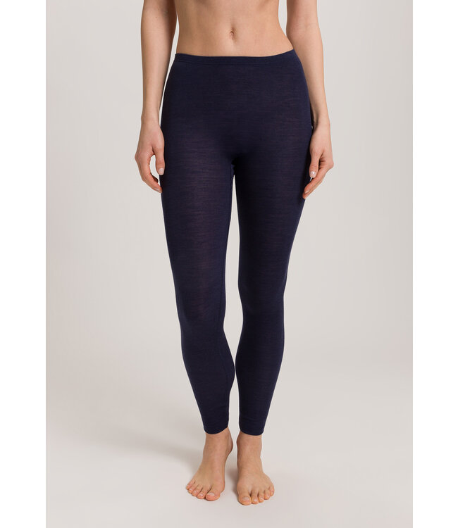 Hanro Woolen Silk Leggings Night Blue (071422)