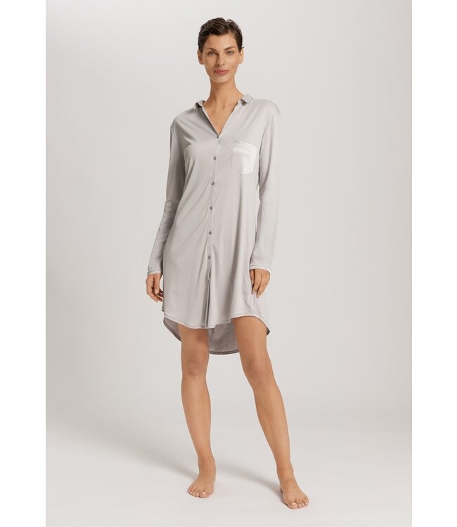 Hanro Grand Central Nightdress Silver Vapor (077420)