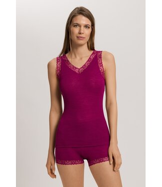 Hanro Woolen Lace Top Pink Tourmaline