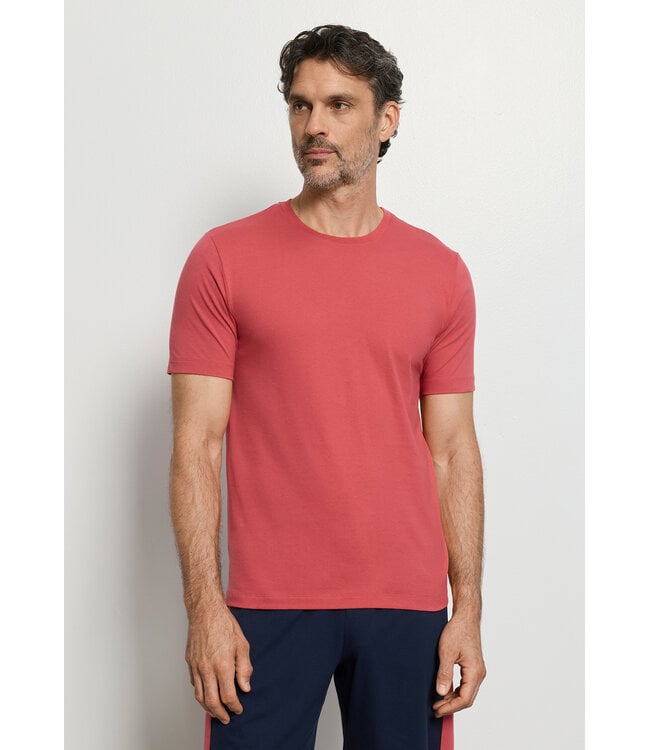 Hanro Living Short Sleeve Shirt Garnet Rose (SALE)