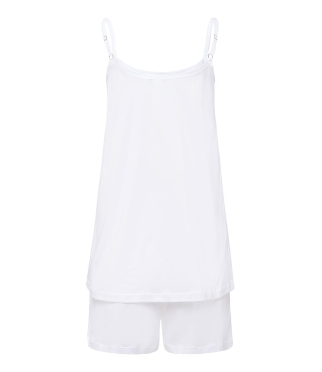 Hanro Juliet Sleeveless Short Pyjama White (077705)