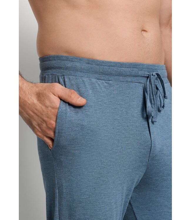 Hanro Casuals Long Pants Retro Blue Melange (075040)