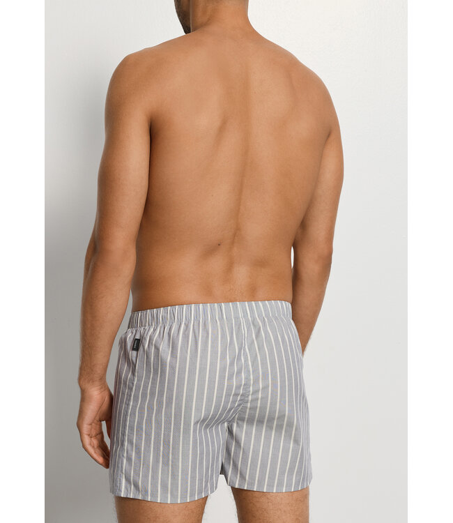 Hanro Fancy Woven Boxer Denim Stripe (074013)
