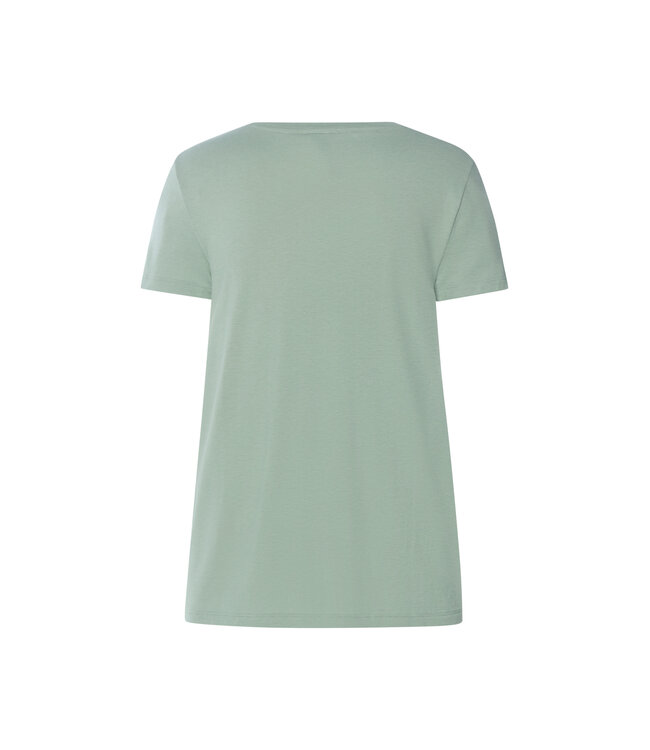 Hanro Sleep & Lounge Short Sleeve Shirt Dark Seafoam (074842)