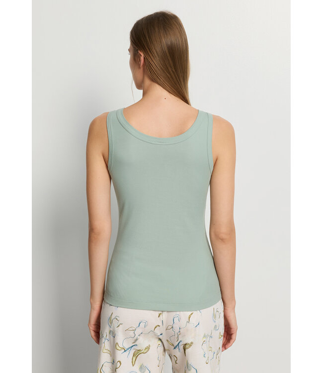 Hanro Sleep & Lounge Tank Top Dark Seafoam (074841)